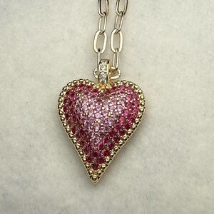 Elegant Heart Pendant Necklace